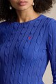 Βαμβακερό πουλόβερ Polo Ralph Lauren μπλε 211891640