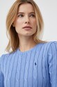 Polo Ralph Lauren sweter bawełniany niebieski 211891640