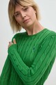 Βαμβακερό πουλόβερ Polo Ralph Lauren πράσινο 211891640