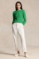 Odzież Polo Ralph Lauren sweter bawełniany 211891640 zielony
