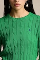 Βαμβακερό πουλόβερ Polo Ralph Lauren πράσινο 211891640