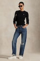 Odzież Polo Ralph Lauren sweter bawełniany 211891640 czarny