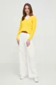 Βαμβακερό πουλόβερ Polo Ralph Lauren κίτρινο