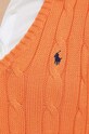 Βαμβακερό πουλόβερ Polo Ralph Lauren 211891641 πορτοκαλί