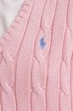 Βαμβακερό πουλόβερ Polo Ralph Lauren 211891641 ροζ