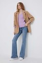 Βαμβακερό πουλόβερ Polo Ralph Lauren 211891641 μωβ NC24