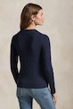 Хлопковый свитер Polo Ralph Lauren 211891641 тёмно-синий AW25