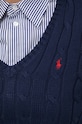 Polo Ralph Lauren sweter bawełniany 211891641 granatowy
