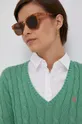 πράσινο Βαμβακερό πουλόβερ Polo Ralph Lauren