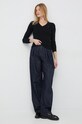 Βαμβακερό πουλόβερ Polo Ralph Lauren 211891641 μαύρο NC24