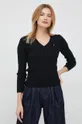 μαύρο Βαμβακερό πουλόβερ Polo Ralph Lauren