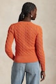Polo Ralph Lauren kardigan bawełniany 211891643 pomarańczowy AW25