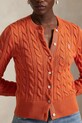 Бавовняний кардиган Polo Ralph Lauren помаранчевий 211891643
