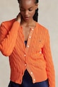 Polo Ralph Lauren cotton cardigan orange 211891643