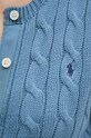 Bavlněný kardigan Polo Ralph Lauren 211891643 modrá