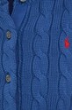 Бавовняний кардиган Polo Ralph Lauren 211891643 блакитний