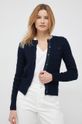 Pamučni kardigan Polo Ralph Lauren mornarsko plava 211891643