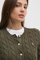 Polo Ralph Lauren kardigan bawełniany zielony 211891643