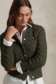 Polo Ralph Lauren cardigan in cotone verde 211891643