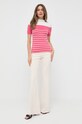Twinset sweter 231TP3190 różowy SS23