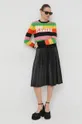 Red Valentino sweter wełniany multicolor