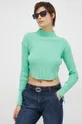 zelená Bavlnený sveter Calvin Klein Jeans