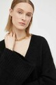 Vlněný svetr By Malene Birger Q71340011 černá