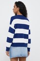 Ρούχα Βαμβακερό πουλόβερ United Colors of Benetton 1494E105J.903 σκούρο μπλε