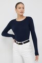United Colors of Benetton pulover de bumbac bleumarin 1091D1M08.016.