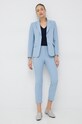 United Colors of Benetton pulover de bumbac 1091D4625.016 bleumarin AA00