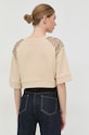 Odzież Pinko bluza bawełniana 100374.A0L7 beżowy