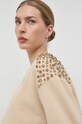 Pinko bluza bawełniana beżowy 100374.A0L7
