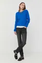 Βαμβακερό πουλόβερ Marc O'Polo μπλε