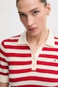 Тениска с яка Tommy Hilfiger червен WW0WW37937.PPYX