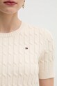 Tommy Hilfiger sweter bawełniany WW0WW38744.PPYX beżowy