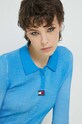 Tommy Jeans sweter niebieski DW0DW15394.PPYX