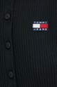 Tommy Jeans kardigan DW0DW15395.PPYX czarny