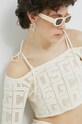 GCDS pulover bej SS23W380920