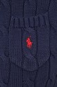 Хлопковый свитер Polo Ralph Lauren 211895379 тёмно-синий