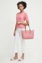 Βαμβακερή ζακέτα Polo Ralph Lauren 211906814 ροζ SS24
