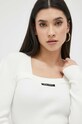 Miss Sixty pulover din amestec de mătase bej 6W4RJ3010000