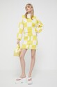 Stine Goya pulover din amestec de lana SG4816 galben SS23