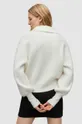 biały AllSaints sweter VIOLA JUMPER