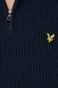 Светр з домішкою вовни Lyle & Scott KNW1801V.Z271 темно-синій