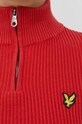 Lyle & Scott pulover din amestec de lana KNW1801V.W840 rosu