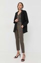 Svetr Morgan MDALIA MDALIA.ORGANIC zelená SS23
