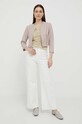 Artigli pulover AM36354.BEIGE bej SS23