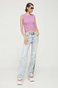 Top Abercrombie & Fitch KI139.3377.665 μωβ SS23
