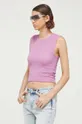 lila Abercrombie & Fitch top