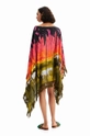 multicolor Desigual poncho x Stella Jean